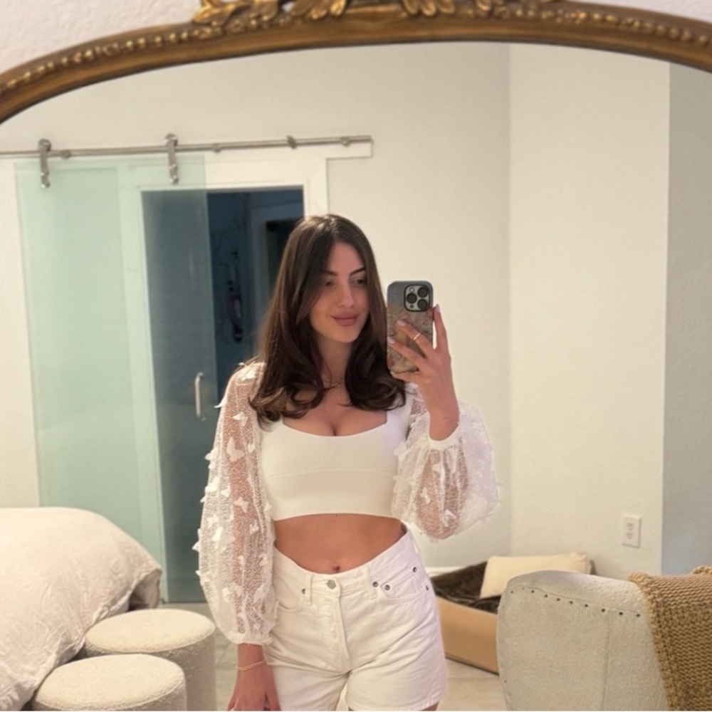 Free People Butterfly 🦋 Crop Top